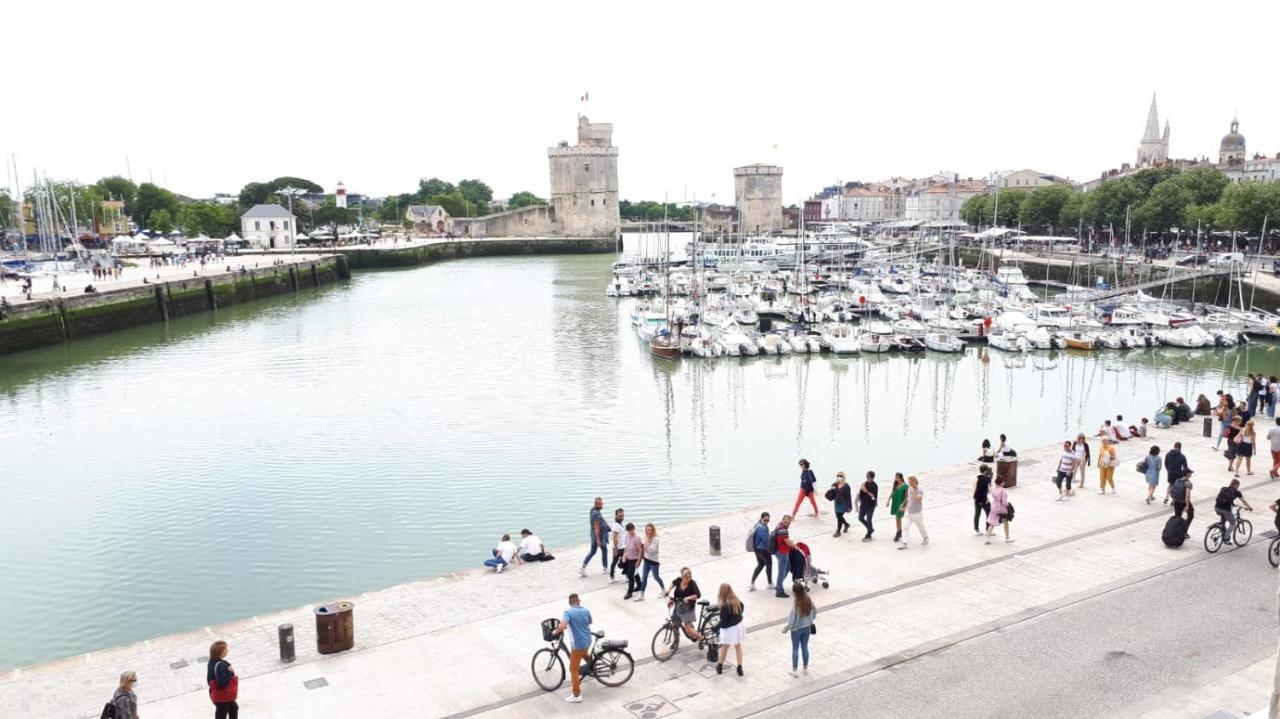 La Blanche La Rochelle Vue Sur Les Tours Apartment Luaran gambar